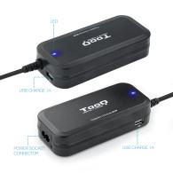 CARGADOR PORTATIL 90W TOOQ TQLC-90BS02AT CASA MULT. AUTOMATICO 12 CONECTORES