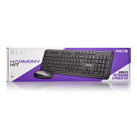 TECLADO NGS RATON HARMONY KIT INALAMBRICO MULTIMEDIA SILENCIOSO