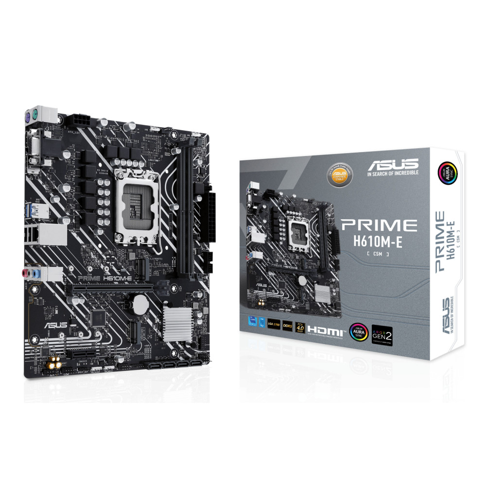 PLACA BASE ASUS PRIME H610M-E-CSM DDR5 MICROATX SOCKET 1700