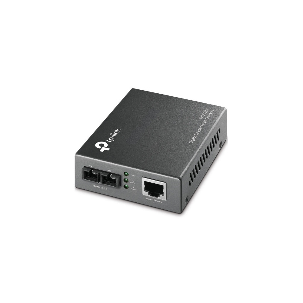 CONVERTIDOR FIBRA TP-LINK OMADA MC200CM RJ45GIGA A FIBRA MULTIMODO SC 1000MB 550M