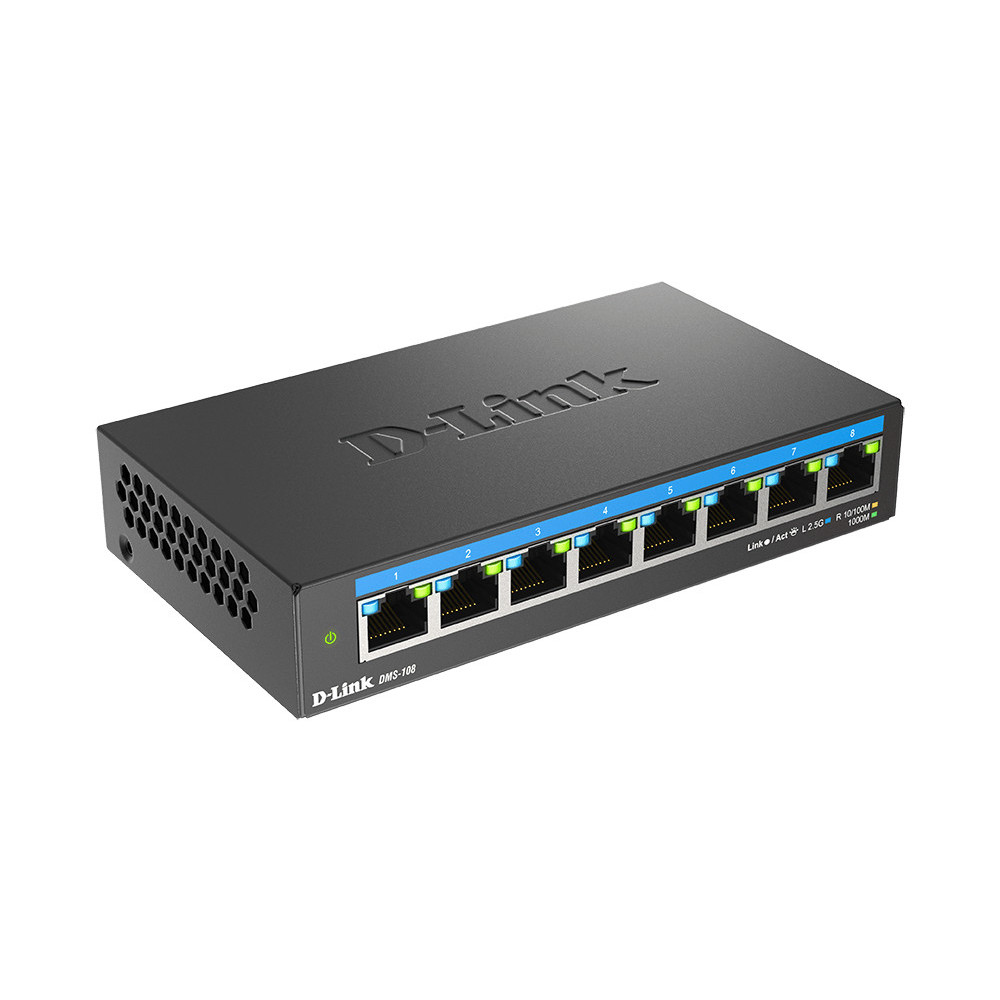 SWITCH D-LINK 8P DMS-108E 10 100 1000 2.5G DMS-108 E