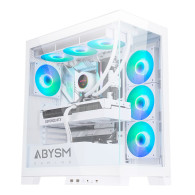 CAJA ATX ABYSM GAMING DANUBE SAVA H500 WHITE ARGB AB123512