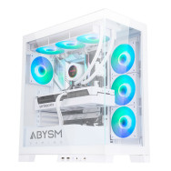 CAJA ATX ABYSM GAMING DANUBE SAVA H500 WHITE ARGB AB123512