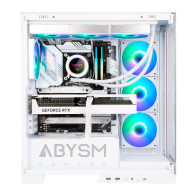 CAJA ATX ABYSM GAMING DANUBE SAVA H500 WHITE ARGB AB123512