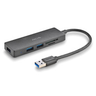 HUB USB NGS 4 PUERTOS USB 3.0 LECTOR DE TARJETA IHUB READER