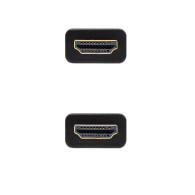 CABLE HDMI V2.0 4K 60HZ 18GBPS AM-AM NEGRO 0.5 M NANOCABLE 10.15.3700