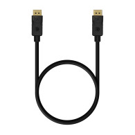 CABLE DISPLAYPORT V1.2 4K60HZ DPM-DPM NEGRO 1.5M AISENS A124-0549