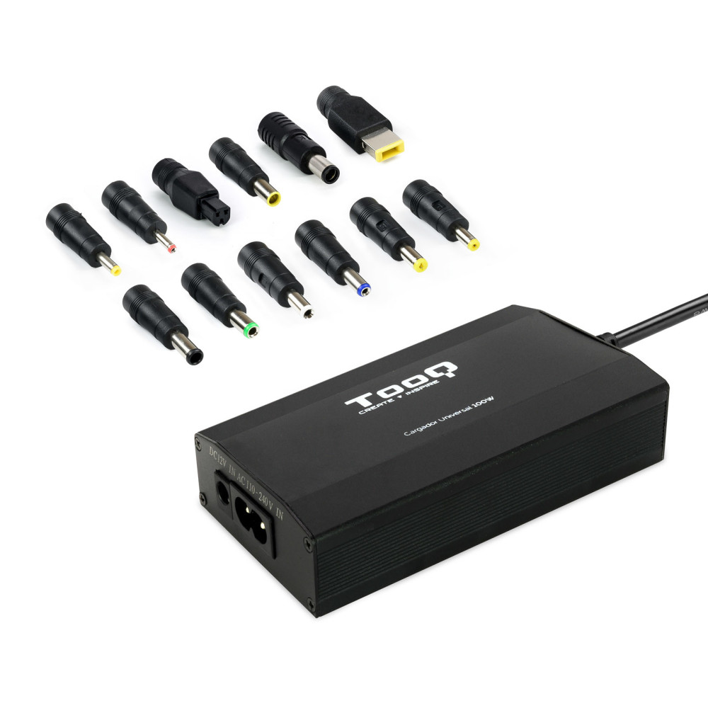 CARGADOR PORTATIL 100W MANUAL TOOQ TQLC-100BS01M 12 CONECTORES 12-24V 1USB