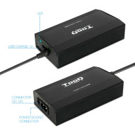 CARGADOR PORTATIL 100W MANUAL TOOQ TQLC-100BS01M 12 CONECTORES 12-24V 1USB