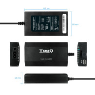 CARGADOR PORTATIL 100W MANUAL TOOQ TQLC-100BS01M 12 CONECTORES 12-24V 1USB