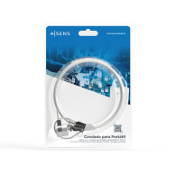 CABLE SEGURIDAD CERRADURA DE LLAVE PARA PORTATIL 1.5M AISENS ASLK-D40K02-SL