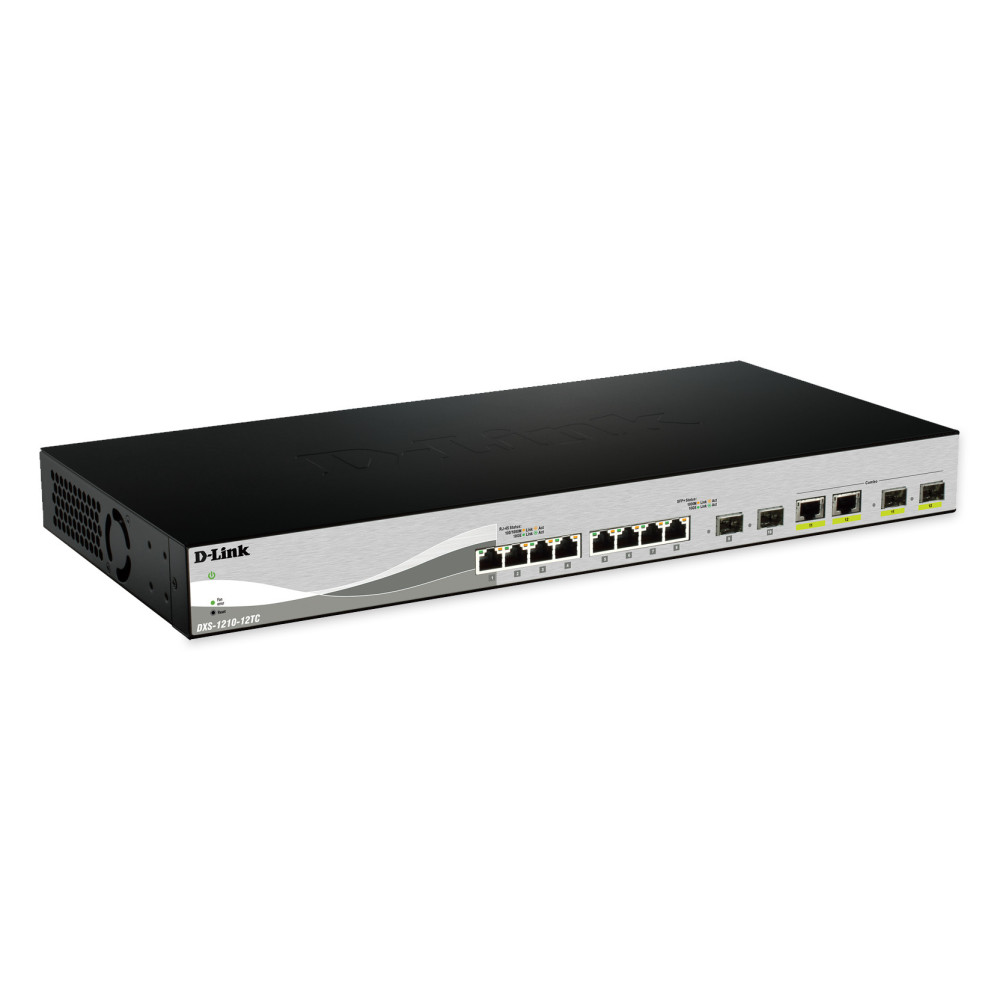 SWITCH D-LINK 10P DXS-1210-12SC E 10P10G SFP+ 2P10GBASE-T SFP+