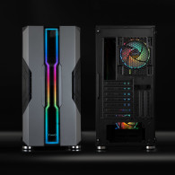 CAJA SEMITORRE GAMING TQGCC103-B NIGHTCITY NEGRA TOOQ TQGCC103-B