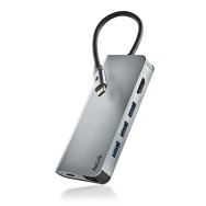 HUB USB NGS 8 PUERTOS USB-C CON ADAPTADOR DE CORRIENTE WONDERDOCK8