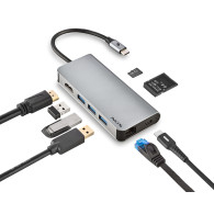 HUB USB NGS 8 PUERTOS USB-C CON ADAPTADOR DE CORRIENTE WONDERDOCK8
