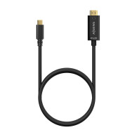CABLE CONVERSOR USB-C A HDMI 4K30HZ USB-C M-HDMI M NEGRO 1.8M AISENS A109-0624