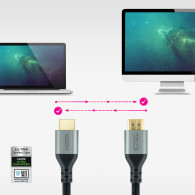 CABLE HDMI 2.1 CERTIFICADO ULTRA HS M-M NEGRO 3M NANOCABLE 10.15.8103