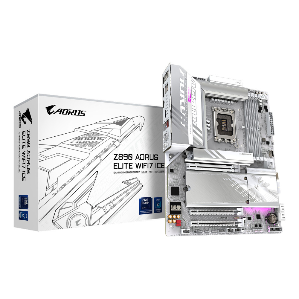 PB S1851 GIGABYTE Z890 A ELITE WF7 ICE G10 4DDR5 PCIE 4SATA3 1HDMI USB3 M2 ATX