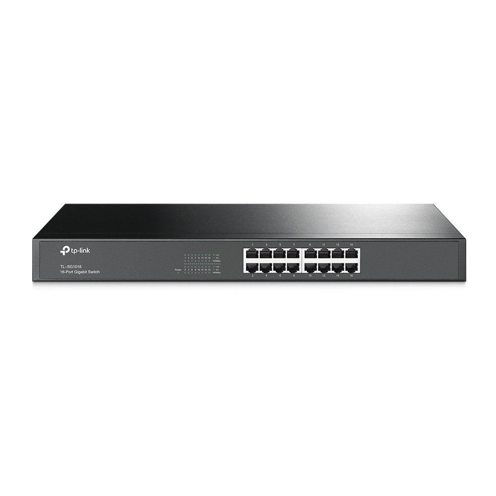 SWITCH TP-LINK 16P TL-SG1016 10 100 1000 RACK 19