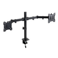 SOPORTE DE MESA TV MONITOR TOOQ 17-27 2 BRAZOS BLACK