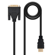 CABLE DVI A HDMI DVI18+1M-HDMI AM 1.8 M NANOCABLE 10.15.0502