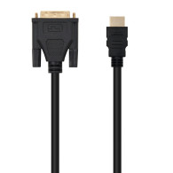 CABLE DVI A HDMI DVI18+1M-HDMI AM 1.8 M NANOCABLE 10.15.0502