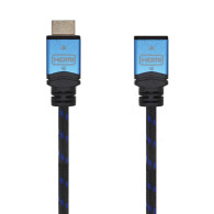 CABLE HDMI V2.0 PROLONGADOR 4K60HZ 18GBPS AM-AH NEGRO AZUL 2.0M AISENS A120-0453