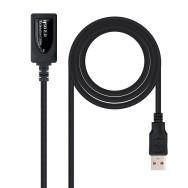 CABLE USB 2.0 PROLONGADOR AMPLIFICADOR TIPO AM-AH 5.0 M NANOCABLE 10.01.0211