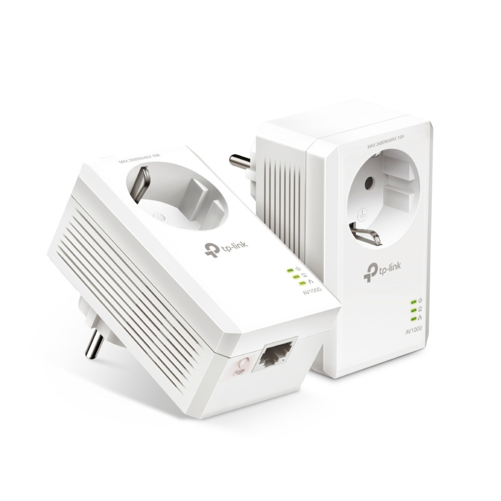 POWERLINE TP-LINK TL-PA7017P KIT AV1000 KIT ALCANCE 300M PACK 2 ENCHUFE