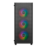 CAJA ATX UNYKA GAMING MIR 100 BLACK VENTANA ARGB(SIN FUENTE)511303