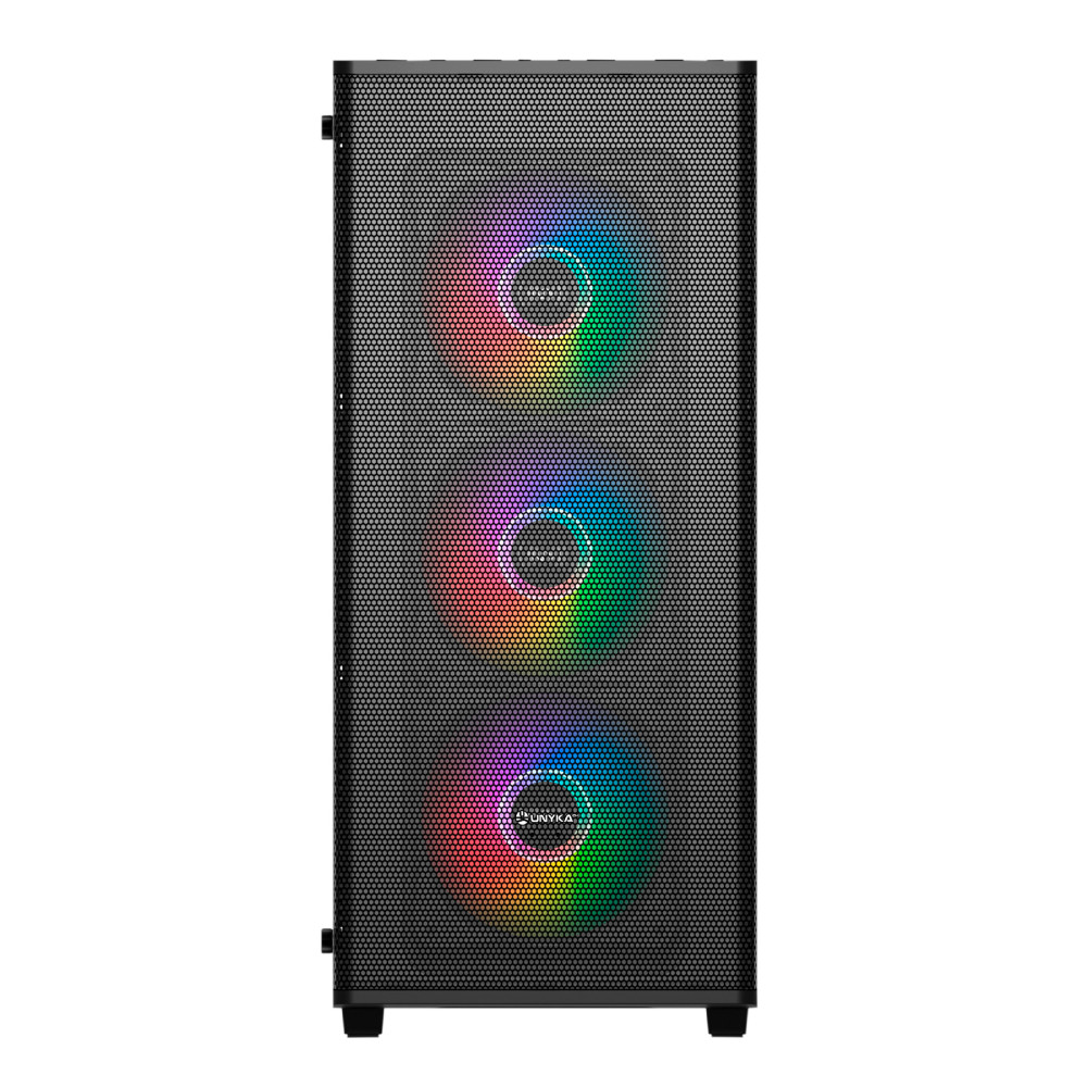 CAJA ATX UNYKA GAMING MIR 100 BLACK VENTANA ARGB(SIN FUENTE)511303