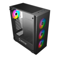 CAJA ATX UNYKA GAMING MIR 100 BLACK VENTANA ARGB(SIN FUENTE)511303