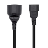 CABLE ALIMENTACION 16A C14M A CEE7H 25CM AISENS A132-0467