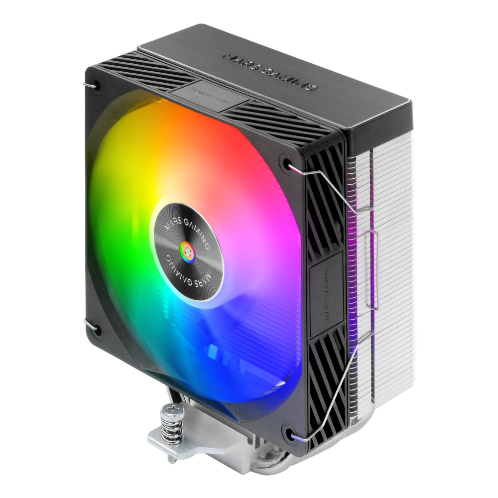 VENTILADOR PROCESADOR MARS GAMING MCPUX4ARGB NEGRO SOCKET 1700   AM4  AM5