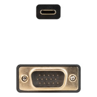 CABLE CONVERSOR USB-C A VGA USB-C M-VGA M 1.8 M 10.15.5202 NANOCABLE