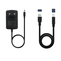 DOCK TOOQ 2xSATA 2.5p 3.5p USB 3.0 CLONE OTB BLANCO-NEGRO TOOQ TQDS-802BW