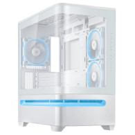 Caja Torre Asus Prime AP202 TG ARGB Blanco