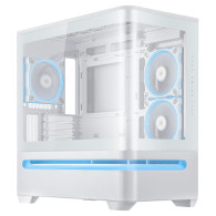 Caja Torre Asus Prime AP202 TG ARGB Blanco