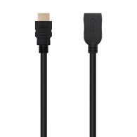 CABLE HDMI PROLONGADOR V2.0 AM-AH NEGRO 1.0 M NANOCABLE 10.15.1011