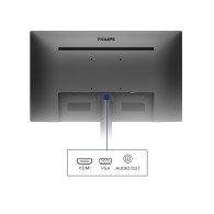 MONITOR 21.5 PHILIPS 221V8A FHD MM HDMI VGA NEGRO