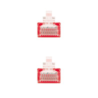 CABLE RED LATIGUILLO RJ45 CAT.6 UTP AWG24 ROJO 25 CM 10.20.0400-L25-R