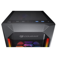 Caja Torre Cougar MX410 Mesh-G RGB Cristal Templado