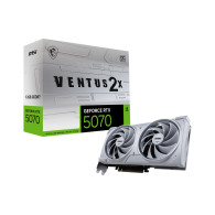 Tarjeta Gráfica MSI GeForce RTX 5070 VENTUS 2X OC WHITE 12GB GDDR7 DLSS4