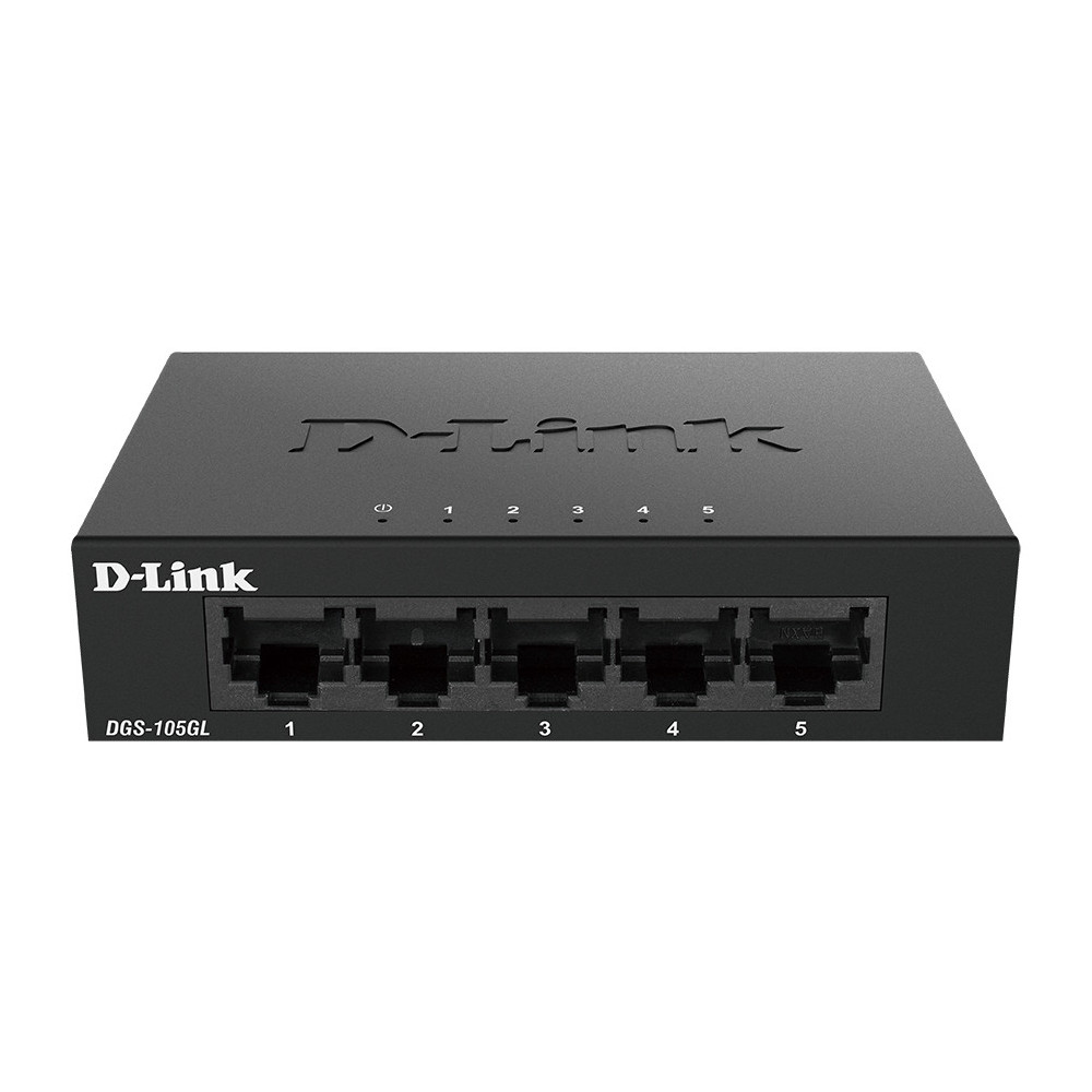 SWITCH D-LINK 5P DGS-105GL 10 100 1000 METAL