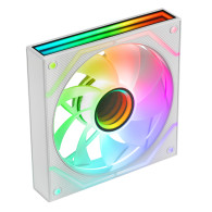 VENTILADOR 12X12 12CM MARS GAMING MF3DPROX2R ARGB PACK 2U. BLANCO