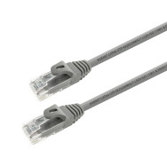 CABLE RED LATIGUILLO RJ45 LSZH CAT.6A UTP AWG24 GRIS 25CM AISENS A145-0324