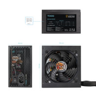 FUENTE ALIMENTACIÜN ATX 850W APFC 80PLUS BRONCE TOOQ TQHELIOS-850SP