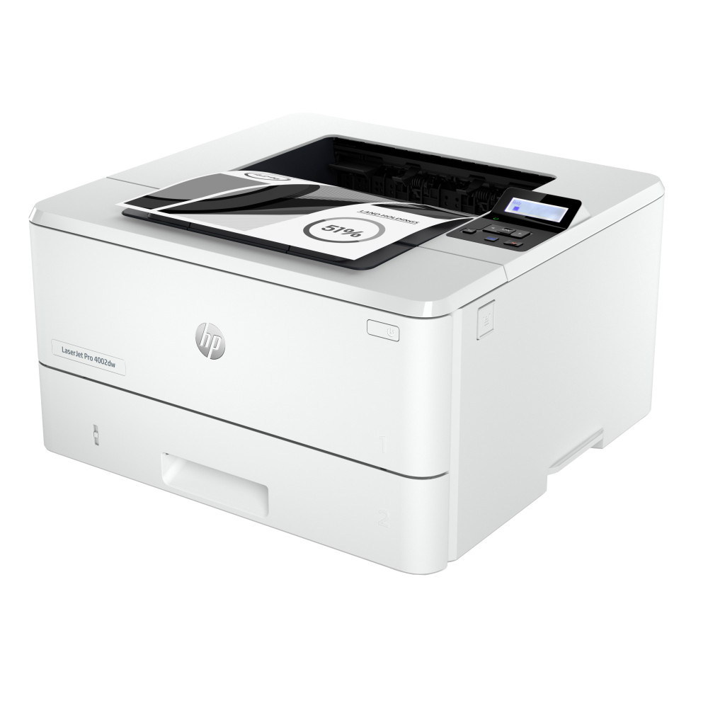 IMPRESORA HP LASERJET MONOCROMO PRO 4002DW WIFI DUPLEX BLANCA 2Z606F