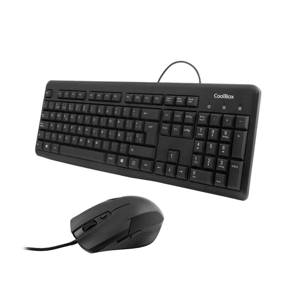 TECLADO COOLBOX USB KIT TECLADO+RATON C00-KTR-01U