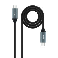 CABLE USB 3.2 GEN2x2 100W 4K 60Hz USB-C M M 1 M NANOCABLE 10.01.4301